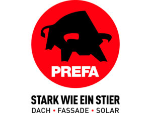 Prefa Logo - Stark wie ein Stier - Dach - Fassade - Solar